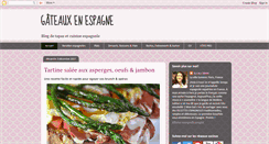 Desktop Screenshot of gateauxenespagne.com